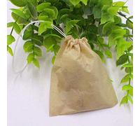 100pcs Tea Filter Bags, Natural Tea Infuser Unbleached Empty Tea Bag Herb Brew Bags Loose Leaf Tea Infuser with Drawstring for Home Office Travel(8x10cm)