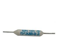 100PCS Temperature Fuse RF 1A 2A 3A 5A 250V P0/P1/P2/P3/P4/P5/P7/P12-F 84/102/115/125/130/135/145/150C Degrees(3A,P4-130C)