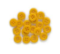 100pcs Thick 4 Hole Resin Buttons Sewing Scrapbooking Clothing Home Crafts Handmade Accessories Card Making DIY Decor 10-15mm-Q-12.5mm