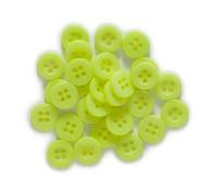 100pcs Thick 4 Hole Resin Buttons Sewing Scrapbooking Clothing Home Crafts Handmade Accessories Card Making DIY Decor 10-15mm-W-11.5mm