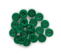 100pcs Thick 4 Hole Resin Buttons Sewing Scrapbooking Clothing Home Crafts Handmade Accessories Card Making DIY Decor 10-15mm-E-11.5mm