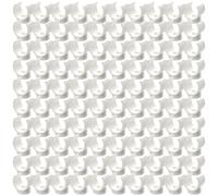 100Pcs Thickened Pipe Fastener with U Shape Structure Heavy Duty Pipes Clamps Hangers Tubing Hose Holder U Shaped Pipe Clamp