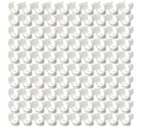 100Pcs Thickened Pipe Fastener with U Shape Structure Heavy Duty Pipes Clamps Hangers Tubing Hose Holder U Shaped Pipe Clamp