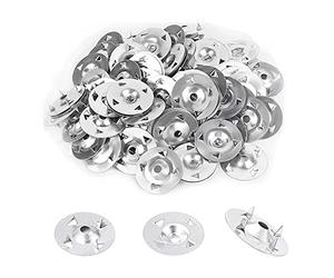 100Pcs Tile Backer Board Washers 28mm Diameter Insulation Board Washer Easy Fix Washers for Gypsum Board Extruded Plate Insulation Thermoboard Fixed Backer Boards