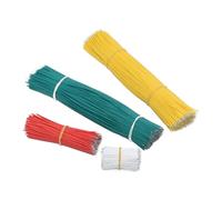 100Pcs Tin-Plated Breadboard PCB Solder Cable 24AWG 5CM 10CM 15CM 20CM Line Tin Conductor Wire 1007-24AWG(White (100Pcs),20CM)