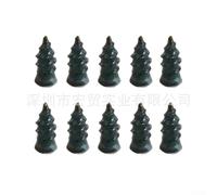 100Pcs Tire Repair Screws Kit Constructed from Carbon Steel with Rubber Sealant Coating for Multi-Vehicle Tire Maintenance (100PCS)