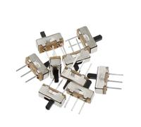 100PCS Toggle Switch SS12D00 DIP Slide Switch 3Pins SS12D00G3 The Power Switch Hand Shank 3MM