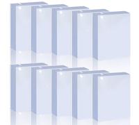 100Pcs Toploaders & Card Sleeves Set, 3"x4" Rigid Clear Card Protectors with Penny Sleeves