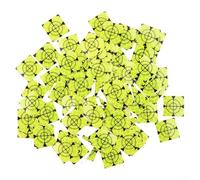 100PCS Total Station Reflective Stickers for Effective Measurement and Monitoring in Civil Engineering (D)
