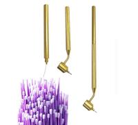 100Pcs Touch up Paint Brushes Repair Pen 0.5 mm Gold Writer Paint Applicator Pen Detailing Fluid Writer Pen Disposable Micro Applicators for Rock Chips and Scratch Repair