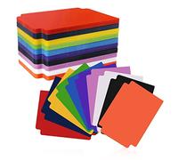 100pcs Trading Card Dividers, 3.7x2.7inch Card Sorting Dividers with Tabs Plastic Divider Cards Separators Playing Trading Card Organizer for Games Sports Storage Boxes Binders (10 Colors)