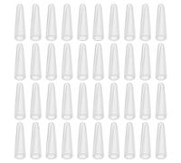 100pcs Tweezer Caps for Beauty Tools, Cue Case, 5/64 Id | Silicone Sleeve, Slip Resistant Cap, for Precision Tweezers, Salon Technicians and Home Use