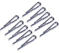 100pcs U Shape Clear Durable Plastic Alligator Clips Shirts Folding Ties Socks Pants Hold Garments in Place