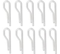 100pcs U Shape Clear Durable Plastic Alligator Clips Shirts Folding Ties Socks Pants Hold Garments in Place
