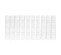 100PCS UHF RFID Adhesive Tags 54x34mm KM4Q Chip 860-960MHz Reusable Sticker for Vehicle Library Clothing Asset Management with PET Material Tear Resistant