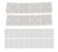 100pcs UHF RFID Tag 860-960MHz KM4 Rewritable Adhesive Inlay Label, 50x50mm Printable PET RFID Sticker for Warehouse Vehicle Asset Management