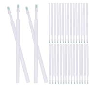 100pcs Universal Black Ink Pen Refills Plastic Fine Tip Replacements