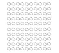 100Pcs Universal Disposable Plastic Steering Wheel Cover Elastic Trim Disposable Truck Car Steering Wheel Covers Films