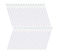 100pcs Universal Gel Pen Refills for Journals and Exam Preparation | Plastic White Build, Smooth Black Lines, Even Flow, Non Scratch Writing for Teens and Teachers