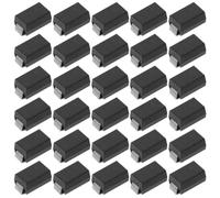 100pcs Us1k 800v 1a Silicon Rectifier Diode for Pcb Assemblies | Surface Mount Design, Black Finish, Replacement Ready for Rectifier Circuits and Industrial Electronics Production