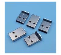 100Pcs USB Type A 4Pin Male SMD SMT Solder Plug PCB Connector BIANMTSW