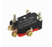 100Pcs V-15-1B5 Touch Switch Snap Roller Hinge Lever SPDT Momentary Micro Limit Switch 1NO1NC 10A250V