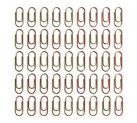 100PCS Vintage Mini Paper Clips Document Clips Binder Paper Clip Cubicle Paper Clips (2 Bronze Colors)