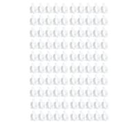 100pcs Water Pipe Fixing Buckle, ABS Water Hose Buckle for Chicken Waterers, Multifunctional Water Tubing Support Clip with Easy Snap - On Design for Farm and Home Use (Round)
