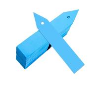 100PCS Waterproof Plant Label Re-usable Tag Markers Sign for Garden Vegetable Patch Flowers Discern for Outdoor Plants,Garden(Blue)