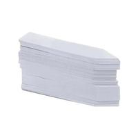 100pcs Waterproof Plastic Garden Plant Labels for Flower Pots Nursery Markers DIY Tool Rectangular Tag with Easy Insertion for Vegetables Flowers