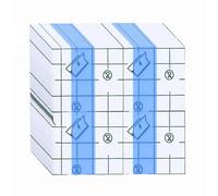 100pcs Waterproof Transparent Bandage, ZODKSNO 15 * 15cm Tattoo Protective Tape Stretch Adhesive Bandage for Swimming and Showering
