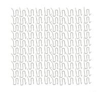 100pcs Wave Staples for Plastic Crack Repair Kit Strong(B) | Strong for bond, low melting point, high toughness, fits most welders, silver finish