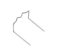 100pcs Wave Staples for Plastic Crack Repair Kit Strong(G) | Strong for bond, low melting point, high toughness, fits most welders, silver finish