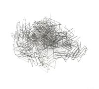 100pcs Wave Staples for Plastic Crack Repair Kit Strong(H) | Strong for bond, low melting point, high toughness, fits most welders, silver finish