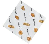100pcs Wax Paper Sheets for Food, Basket Liners Food Picnic Paper Sheets Greaseproof Wrapping Sheets,Bbq Paper,White Background