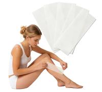 100Pcs Wax Strips,Professional Paper Large Non Woven Face Wax Strips Wax Paper Sheets Skin-friendly and Tear-Resistant Hair Removal Strips for Body,Legs,Arms,Face,Armpits,Chest,Gentle,Non-irritating