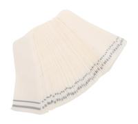 100pcs Wedding Paper Napkins with Silver Trim for Guest Towels