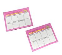 100pcs Weekly Planner Memo Pad, Tear-Off To Do List Pad With Cute Puppy Pattern for Notes, Reminders, Timetables, Fun Stationery for Desk, School or Office Use