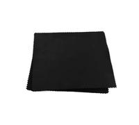 100pcs White 14x14CM Sublimation Microfiber cleaning cloth eye glasses cleaning cloth screen lens cloth(Black 14x14cm)