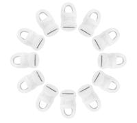 100pcs White Curtain Track Gliders Plastic Metal Smooth Rolling