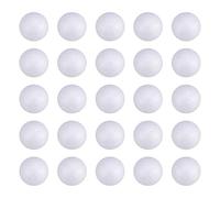 100pcs White Foam Balls Polystyrene Craft Balls Christmas Craft Ball Art Decoration Balls for DIY Craft Arts Christmas Xmas Tree Hanging Decoration 3cm