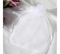 100pcs White for organza Bags 10x15cm Drawstring Pouches 100pcs Satin Ribbon for organza Bags 4x6inch Wedding Favors 100pcs for premium for organza Sachet Bags 10*15cm for Lavender 100pcs Pure (White)