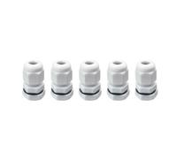100pcs White Nylon Cable Gland PG7 for 3-6.5mm Waterproof IP68 Connector