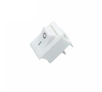 100PCS White ON-OFF KCD1 15 * 21mm 2pin 6A 250V 10A 125V 15X21 Rocker Switch power switch