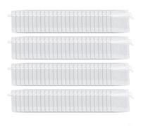 100Pcs White Organza Bags with Drawstring Wedding Party Favour Jewellery Candy Pouches Christmas Festival Packing Multiple Sizes(11 * 16cm)