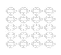 100PCS White Plant Support Clips for Climbing Plants, Tomato Vine Clips, Garden Stem Clips for Fixing Tomatoes, Cucumbers, Vegetables, Flowers and More
