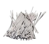 100PCS Width4.6x150/200/250/300/350/400/450/500/550/600/650/700/800mm Stainless Steel Zip Cable Ties Lock TIE WRAP(4.6x550mm)