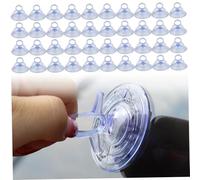 100Pcs Windshield Suction Cup, Clear PVC Small Suction Cups with Holes for Car Sun Shield, Window, Bathroom, Kitchen