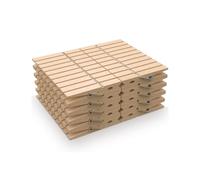 100Pcs Wooden Clothespins, Perfect for Clothes Racks, Crafts and Household Use, , Long Lasting, Versatile