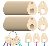 100Pcs Wooden Cross Stitch Sewing Tools Embroidery Floss Organizer, Floss Drops, 1.9x1.3inch Cross Stitch Thread Organizer, Embroidery Floss Storage,Teardrop Wood Thread Drops Floss Bobbins